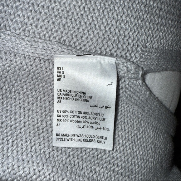 Style & Co. Charcoal Hooded Cardigan Sweater - Picture 7 of 13